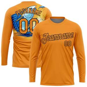 Maillot de pêche à manches longues hommes évacuation de l'humidité Protection solaire léger respirant personnalisé Sublimation Polyester chemises - Product Image 4