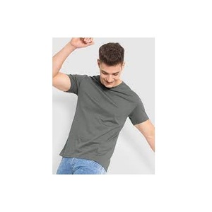 2023 été nouveau occasionnel bricolage col rond plus la taille à manches courtes t-shirt 100% coton hommes t-shirts de courbe Date Offres Spéciales - Product Image 4