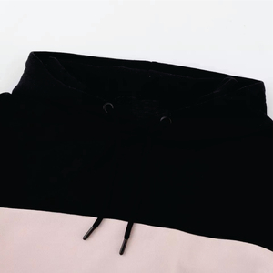 เสื้อฮู้ดแบบสวมหัวสำหรับผู้ชายเสื้อฮู้ดแบบลำลองสีตัดกัน - Product Image 3
