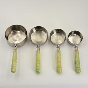 Nouveau produit 2026, cuillère doseuse en résine, cuillère à thé et à café en acier inoxydable, cuillère à poudre et tasses par R B Overseas - Product Image 2