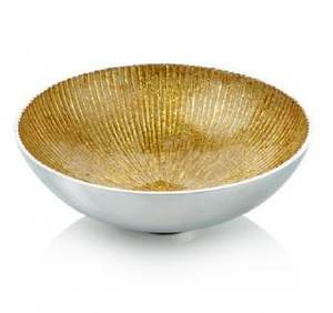 Nouveau design élégant, bol de service de luxe en métal argenté brillant, vente en gros, vaisselle de luxe, fournisseur d'Inde - Product Image 6