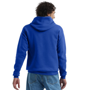 Sweat à capuche bleu uni en polaire pour hommes, fabricant de qualité, sweat à capuche à manches longues d'automne à la mode - Product Image 3