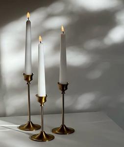 เชิงเทียนตกแต่งทองเหลืองสำหรับงานแต่งงานที่วางตรงกลางโต๊ะเชิงเทียนทองเหลืองบริสุทธิ์สำหรับการตกแต่งที่ยาวนาน - Product Image 2