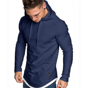 Sudadera con capucha de talla grande de alta calidad, ropa de calle sólida de algodón y poliéster para hombres con logotipo personalizado, esencial de invierno - Product Image 5