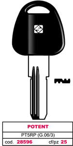 Chiave Punzonata in Ottone Pt5rp (g.Vag 3) Potent - Product Image 1