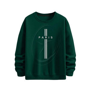 เสื้อสเวตเตอร์คอกลมแขนยาวสำหรับผู้ชาย, เสื้อสวมหัวลำลองระบายความร้อนแขนยาวพิมพ์ลายตัวอักษร - Product Image 1