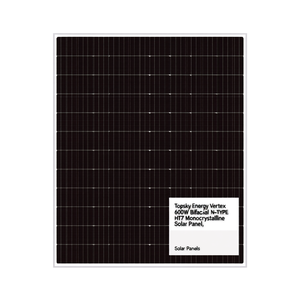 Panneau solaire monocristallin HJT de type N bifacial Topsky Energy Vertex 600W - Product Image 2