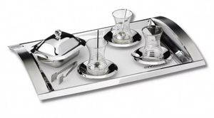 Acheter plateau de service en acier inoxydable pour les fêtes de mariage maison cuisine restaurants hôtels événements durable design léger et élégant - Product Image 4