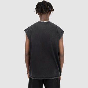 High Quality Blank <b>Men</b> <b>Tank</b> Acid Washed Sleeveless T-shirt <b>Men</b> Sport <b>Gym</b> <b>Tank</b> <b>Top</b> Acid Wash <b>Tank</b> <b>Top</b> for <b>men</b> - Product Image 2