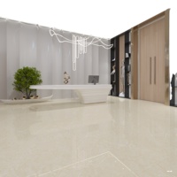 Carreaux en porcelaine aspect marbre jaune 60x120cm, polis et émaillés, design classique moderne, pour murs et sols