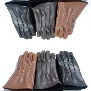 Couleur personnalisée femmes/hommes élégant gants en cuir véritable et gants de conduite à la mode Street Wear garde-robe accessoires