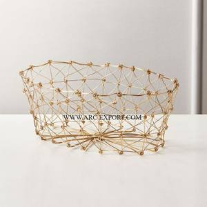 Meilleure vente corbeille à fruits en rotin qualité exclusive grande taille dessus de table panier de rangement intérieur décoratif pour la maison prix abordable - Product Image 5