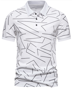 Casual Men's <b>T</b>-<b>Shirt</b> <b>Half</b>-<b>Sleeved</b> for Polo <b>Shirt</b> Lapel Plus Size XL Colored Knitted Fabric Woven Summer Print Customized Options - Product Image 5
