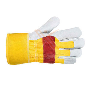 Pakistan Manufactured Premium Quality Leather Working <b>Gloves</b> Fire Proof Waterproof Anti-Slip Features Safety Cuff Customizable - Product Image 6