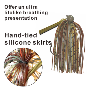 Esca <span class=keywords><strong>Artificiale</strong></span> in Tungsteno con Gonna in Gomma, Spinner Bait Galleggiante in ABS, Azione Vivace per la Pesca di Spigole, Marlin e in Acque Salate - Product Image 3