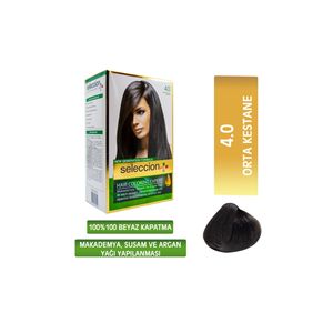 Seleccion Plus Medium Chestnut 4,0 Liquid Hair Color Juego De Pinturas - Product Image 1