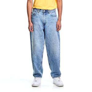 กางเกงยีนส์ทรงหลวมทรงแบ็กกี้ทรงหลวมกางเกงขายาวสีฟ้าอ่อนสไตล์คลาสสิกแนวสตรีท - Product Image 1