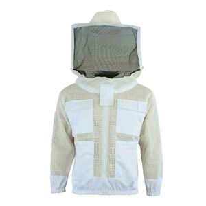 2025 bata ventilada de apicultura profesional chaqueta de uniforme de poliéster de etiqueta privada personalizable para apicultores OEM sercice - Product Image 3