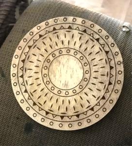 Juego de posavasos de MATERIAL PERSONALIZADO Almohadillas de piedra redondas de estilo clásico para cocina Hecho en India - Product Image 5