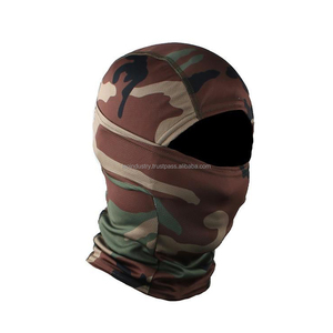 Masque facial Airsoftfighter Balaclava - Respirant, imperméable, rayé, polyester/coton, pour adultes unisexes, pour la plage, le vélo, les voyages - Product Image 2