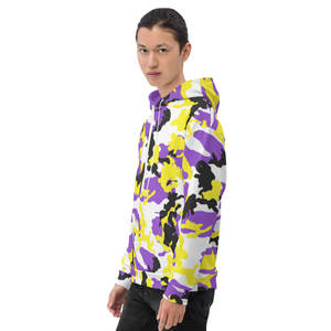 Servicio OEM, Sudaderas con Capucha de Camuflaje para Hombre, Diseño Único Personalizado, Forro Polar Térmico Transpirable, Nuevo Estilo Invernal, Sólido, 300g - Product Image 6