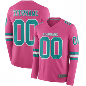 Camiseta Deportiva Personalizada de Manga Larga Estilo Fútbol Americano para Hombre, Joven y Adulto, 100% Poliéster - Product Image 5