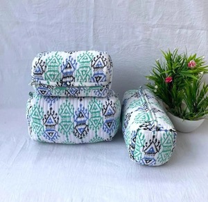 Le ของที่ระลึกผ้าฝ้ายลายดอกไม้แบบวินเทจมีซิปทนทานกันน้ำเป็นมิตรกับสิ่งแวดล้อมเคสออกแบบได้ตามที่ต้องการ - Product Image 4