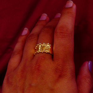 Bagues de mariage personnalisées en or jaune 18K en diamant naturel, faites à la main, uniques, tendance, élégantes, bijoux unisexes - Product Image 5