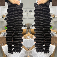 Vente en gros de mèches de cheveux humains ondulés 613, mèches de cheveux vierges indiens bruts alignés sur la cuticule, 30, 32, 40 pouces, extensions de cheveux humains