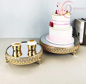 Modern Metal Cake Stand with Sophisticated Design, Perfect <b>for</b> Cakes, <b>Cupcakes</b>, and Desserts - Product Image 4
