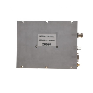 Amplificateur RF de dérivation de liaison tactique GaN T2 en cuivre rouge 200W 300-1200MHz conforme aux normes de défense pour l'interdiction des drones - Product Image 1