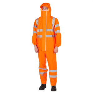 Chaqueta Impermeable de Alta Visibilidad Color Naranja Talla L - Product Image 2