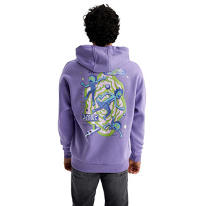 Sweat à capuche en molleton de coton personnalisé pour homme, logo personnalisé, coupe régulière, épaules tombantes, couleur personnalisée en relief, sweat à capuche à enfiler - Product Image 3