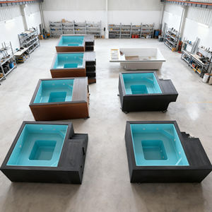 Grande piscine hors sol en fibre de verre pour l'extérieur, conteneur d'expédition, spa, piscine avec fenêtre - Product Image 3