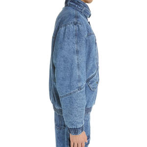 แจ็กเก็ตผ้าเดนิมสำหรับผู้ชายเสื้อแจ็กเก็ตยีนส์ฮิปฮอประบายอากาศได้ดีคุณภาพสูงสำหรับผู้ชาย - Product Image 3