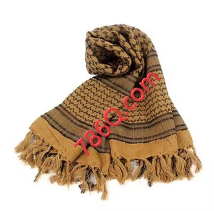 2025 Unisex Shemagh <b>Scarf</b> Plaid Tassel Arab <b>Desert</b> Keffiyeh Lightweight 100% Cotton Head Wrap Men Women High Quality Shawl - Product Image 5