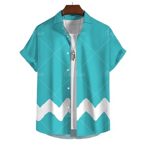 Fashion Yellow Oversized <b>Hawaiian</b> Social <b>Shirt</b> <b>For</b> <b>Men</b> <b>Men's</b> Summer Clothing 3D Print Short Sleeves Top Blouse - Product Image 2