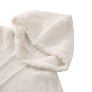 Sudadera con Capucha de Felpa Gruesa y Cálida para Hombre, Diseño de Bloques de Color, Bolsillo Personalizado, Estilo Sherpa, Venta al Por Mayor - Product Image 4