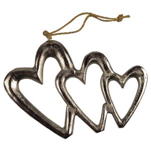 Décor de noël suspendu en métal en forme de cœur pour fête de noël, événements de mariage, décor de vacances - Product Image 5