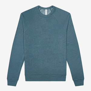 Bella Canvas alta calidad uniforme adulto manga larga cuello redondo sudadera - Product Image 4