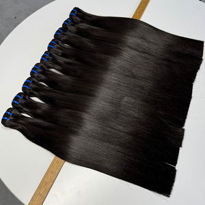 ผมต่อแบบตรงธรรมชาติ เนื้อผมแน่น เงางาม แบบ Double Weft สีธรรมชาติ สำหรับผมยาว - Product Image 5