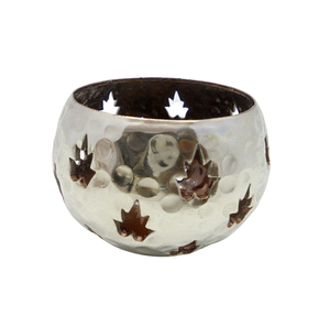 Top Design fer rond support votif Nickel bougie pot pour noël décoratif salon et décoration de table à la main - Product Image 6