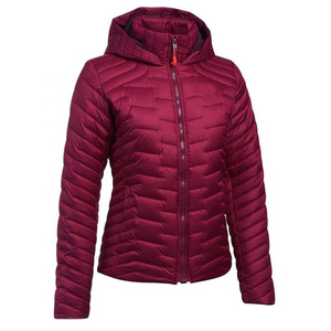 Chaqueta acolchada para mujer, ligera, cálida, larga, acolchada, con capucha desmontable, transpirable - Product Image 6