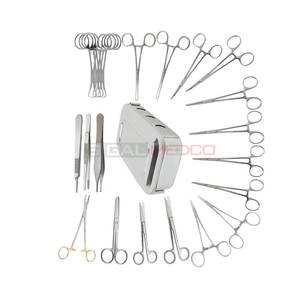 Kit de Instrumentos Quirúrgicos Veterinarios Reutilizables de Acero Inoxidable Alemán para Uso Hospitalario en Ganado, Ortopedia - Product Image 5