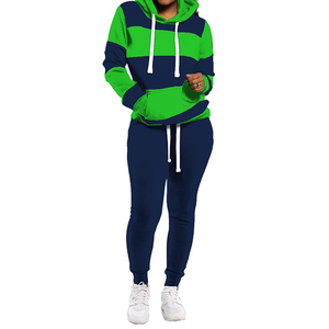 Fabricantes de Ropa, Sudaderas con Capucha y Pantalones Deportivos de Algodón Personalizados con Serigrafía, Conjunto Deportivo Informal para Mujer - Product Image 1