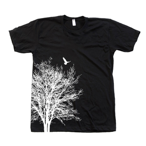 Camiseta de sublimación de árbol de nuevo diseño, ropa para hombre, Camiseta con cuello redondo, camisetas de manga corta de algodón 100% - Product Image 5