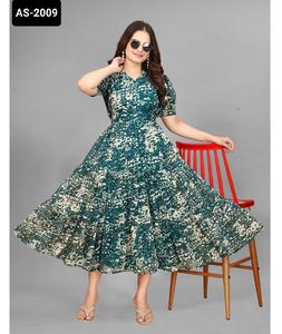 Estilo moderno indio Fancy Anarkali Heavy Georgette anarkali Vestidos Colecciones para festivales y ropa informal Anarkali Vestidos - Product Image 1