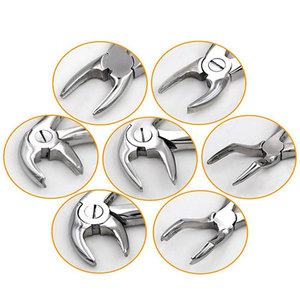 Ensemble pour 10 pièces en acier inoxydable matériel manuel extraction dentaire pince instruments chirurgicaux - Product Image 3