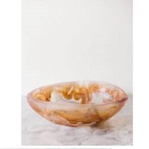 Tazón de Resina Verde Transparente de Alta Calidad con Hermoso Diseño de Remolino Marmoleado, Pieza Decorativa Moderna para el Hogar y la Oficina - Product Image 1