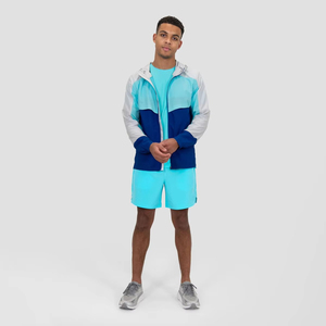 Veste coupe-vent pour homme à capuche avec fermeture éclair, taille personnalisée, 100% haute qualité, coupe ajustée, vêtements d'extérieur, OEM ODM - Product Image 3